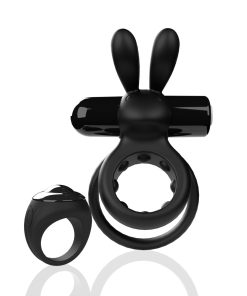 Screaming O Remote Controlled Ohare Vibrating Ring Black