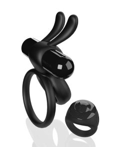Screaming O Remote Controlled Ohare Vibrating Ring Black