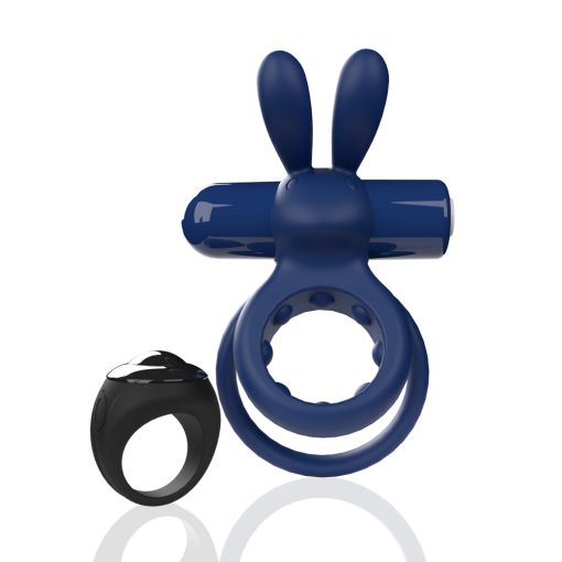 Screaming O Remote Controlled Ohare Vibrating Ring Blue - Image 3