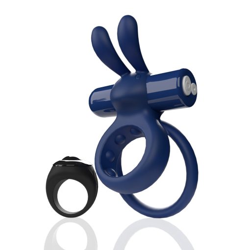 Screaming O Remote Controlled Ohare Vibrating Ring Blue - Image 4