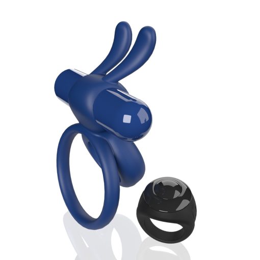 Screaming O Remote Controlled Ohare Vibrating Ring Blue - Image 5