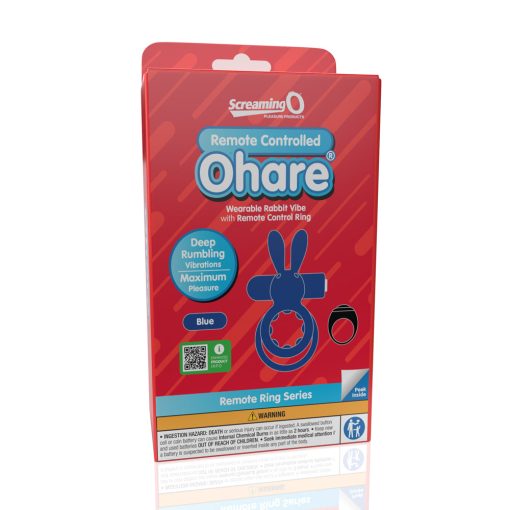 Screaming O Remote Controlled Ohare Vibrating Ring Blue - Image 6