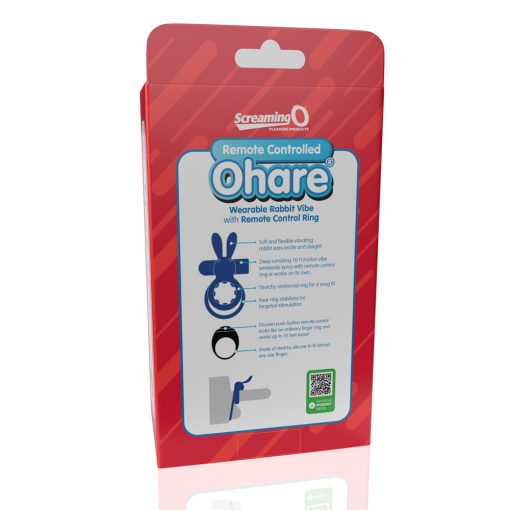 Screaming O Remote Controlled Ohare Vibrating Ring Blue - Image 7