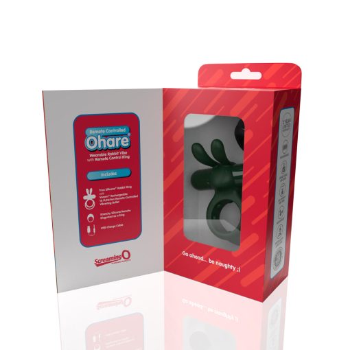 Screaming O Remote Controlled Ohare Vibrating Ring Green - Image 2