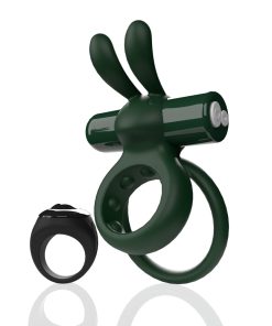 Screaming O Remote Controlled Ohare Vibrating Ring Green