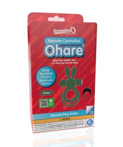 Screaming O Remote Controlled Ohare Vibrating Ring Green