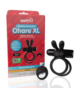 Screaming O Remote Controlled Ohare Xl Vibrating Ring Black