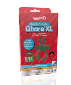 Screaming O Remote Controlled Ohare Xl Vibrating Ring Green