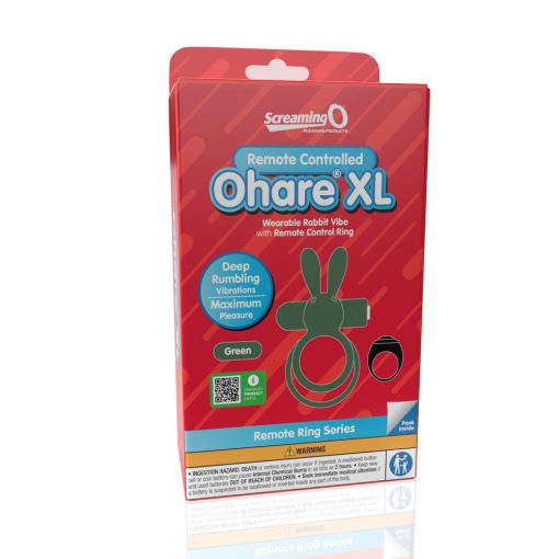 Screaming O Remote Controlled Ohare Xl Vibrating Ring Green - Image 6