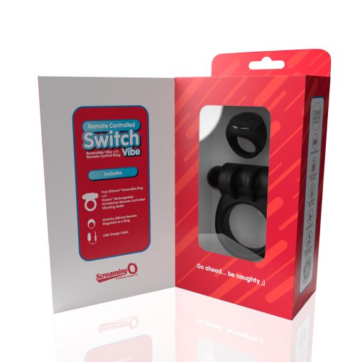 Screaming O Remote Controlled Switch Vibrating Ring Black - Image 2