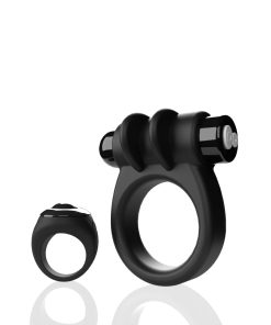 Screaming O Remote Controlled Switch Vibrating Ring Black
