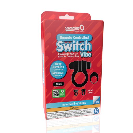 Screaming O Remote Controlled Switch Vibrating Ring Black - Image 6