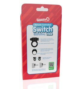 Screaming O Remote Controlled Switch Vibrating Ring Black