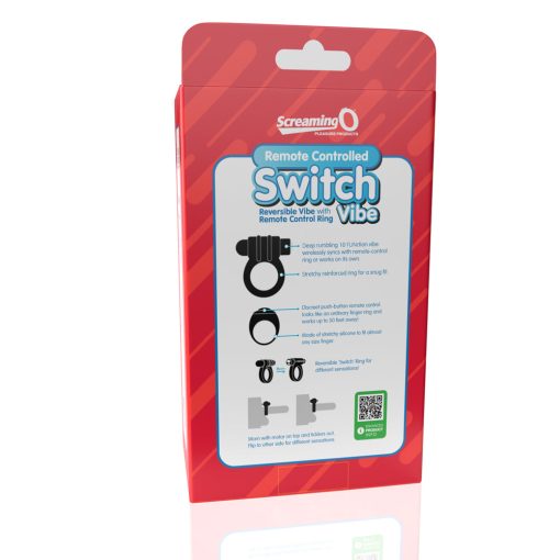 Screaming O Remote Controlled Switch Vibrating Ring Black - Image 7
