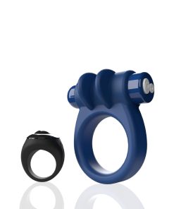 Screaming O Remote Controlled Switch Vibrating Ring Blue