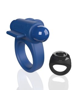 Screaming O Remote Controlled Switch Vibrating Ring Blue