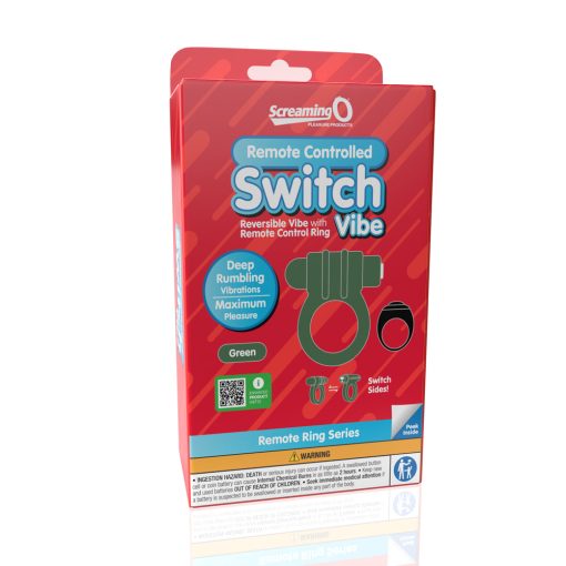 Screaming O Remote Controlled Switch Vibrating Ring Green - Image 6