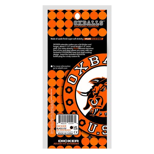 Oxballs Dicker Ultra-Slim Cocksheath Black Ice - Image 7