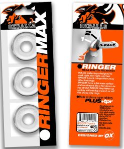 Oxballs Ringer Max 3-Pack Clear