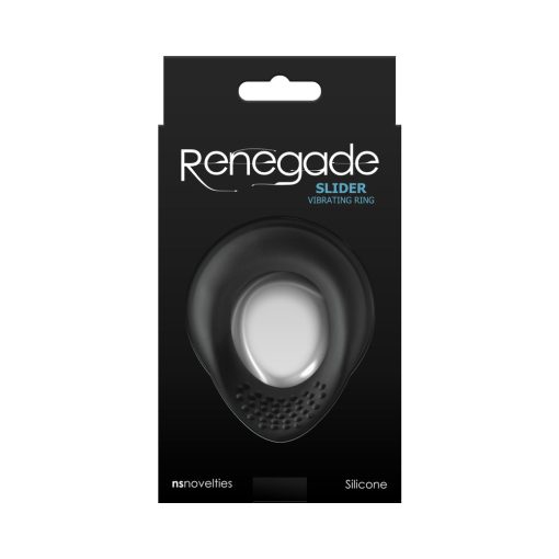 Renegade Slider Vibrating Cock Ring Black - Image 4