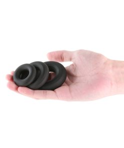 Renegade Fireman Rings 3-Piece Cock Ring Kit Black