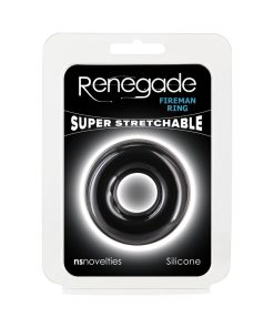 Renegade Fireman Ring Medium Black