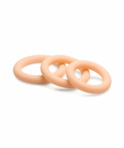 Jock Silicone Cock Ring 3-Piece Set Light