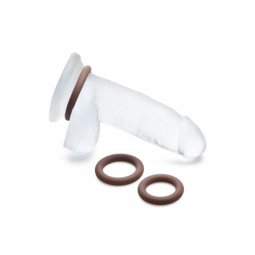 Jock Silicone Cock Ring 3-Piece Set Dark - Image 5