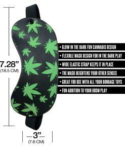 Stoner Vibes Chronic Collection Glow In The Dark Blindfold