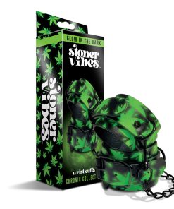Stoner Vibes Chronic Collection Glow In The Dark Wrist Cuffs