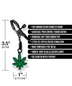 Stoner Vibes Chronic Collection Adjustable Nipple Clamps