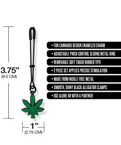 Stoner Vibes Chronic Collection Adjustable Tweezer Nipple Clamps