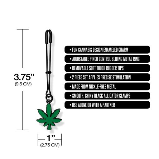 Stoner Vibes Chronic Collection Adjustable Tweezer Nipple Clamps - Image 4