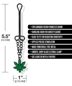 Stoner Vibes Chronic Collection Clitoral Clamp With Chain