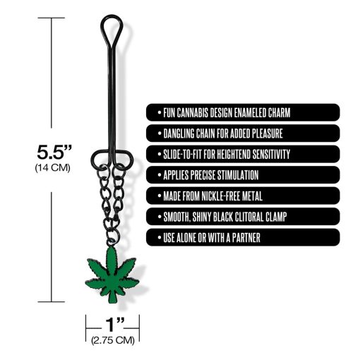 Stoner Vibes Chronic Collection Clitoral Clamp With Chain - Image 4