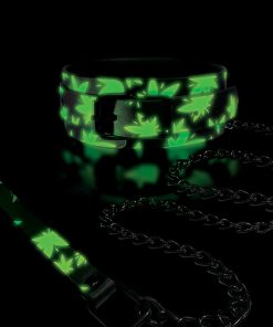 Stoner Vibes Chronic Collection Glow In The Dark Collar And Leash