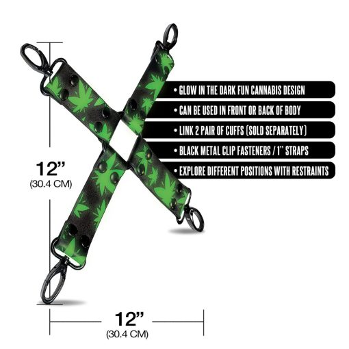 Stoner Vibes Chronic Collection Glow In The Dark Hogtie - Image 4