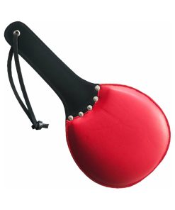 Rouge Leather Padded Ping Pong Paddle Black/Red