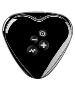 Mystim Heart'S Desire Estim Lay On Vibrator Black