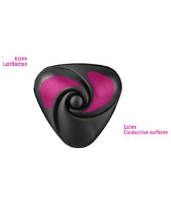 Mystim Heart'S Desire Estim Lay On Vibrator Black