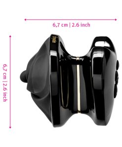 Mystim Heart'S Desire Estim Lay On Vibrator Black