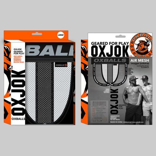 Oxballs Oxjok Airmesh Swagger Slider-Strap Jock Ice White L - Image 6