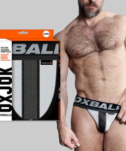 Oxballs Oxjok Airmesh Swagger Slider-Strap Jock Ice White 2Xl