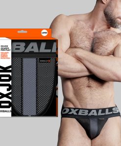 Oxballs Oxjok Airmesh Swagger Slider-Strap Jock Tar Black S