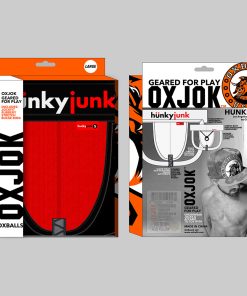Oxballs Oxjok Hunker Comfy-Pouch Slider-Strap Jock Red Hot L