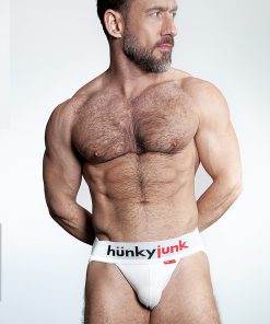 Oxballs Oxjok Hunker Comfy-Pouch Slider-Strap Jock White Snow 2Xl