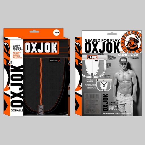 Oxballs Oxjok Slingjock Upthrust Slider-Strap Jock Black Iron S - Image 6