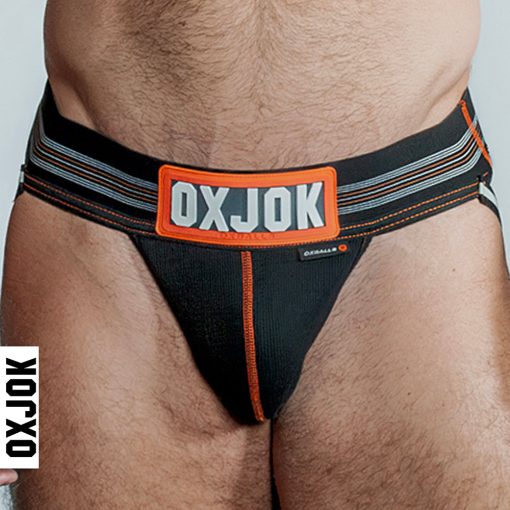 Oxballs Oxjok Slingjock Upthrust Slider-Strap Jock Black Iron M - Image 2