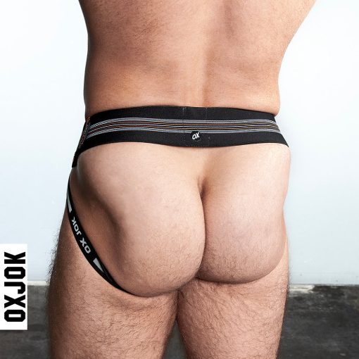 Oxballs Oxjok Slingjock Upthrust Slider-Strap Jock Black Iron M - Image 5