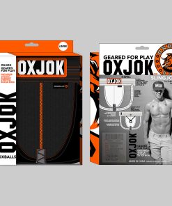 Oxballs Oxjok Slingjock Upthrust Slider-Strap Jock Black Iron Xl